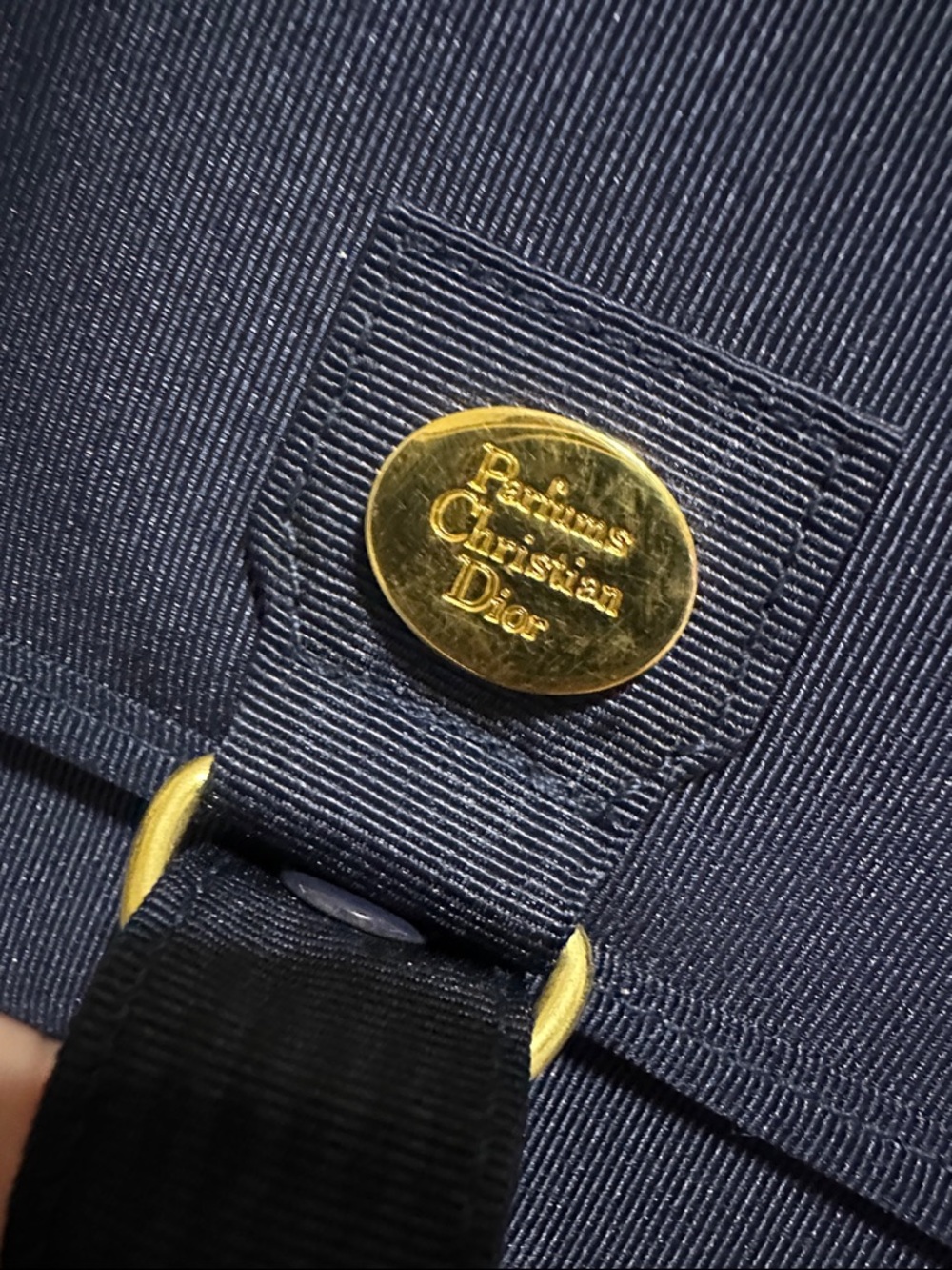 Dior Novelty Navy Canvas Make Up/Brush Organizer - Picture 5 of 13